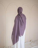Dusty Purple Cotton Scarf
