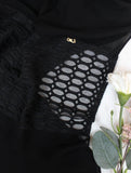 Droplets See Through Lace Hijab - fusionstore.ae