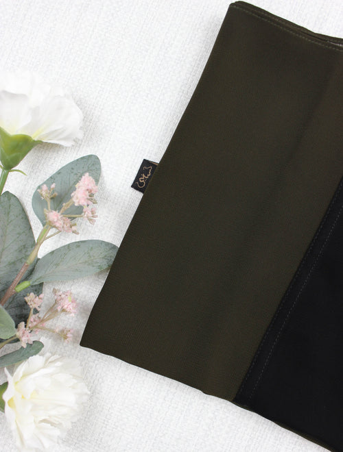 ArmyGreenXBlack Scarf - fusionstore.ae