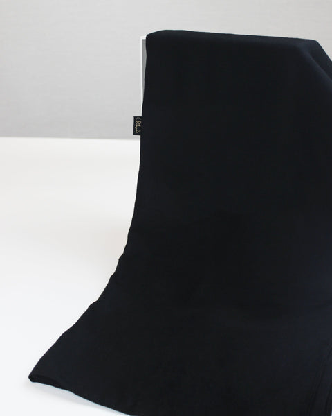 Black Cotton Scarf