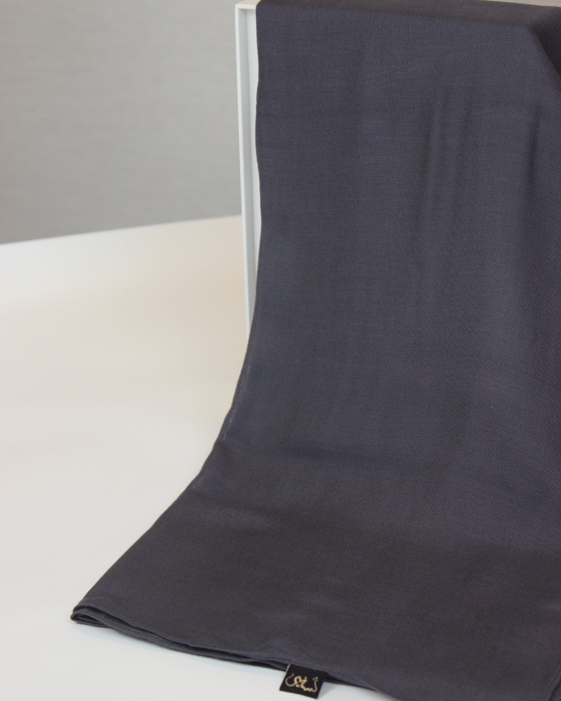 Charcoal Cotton Scarf