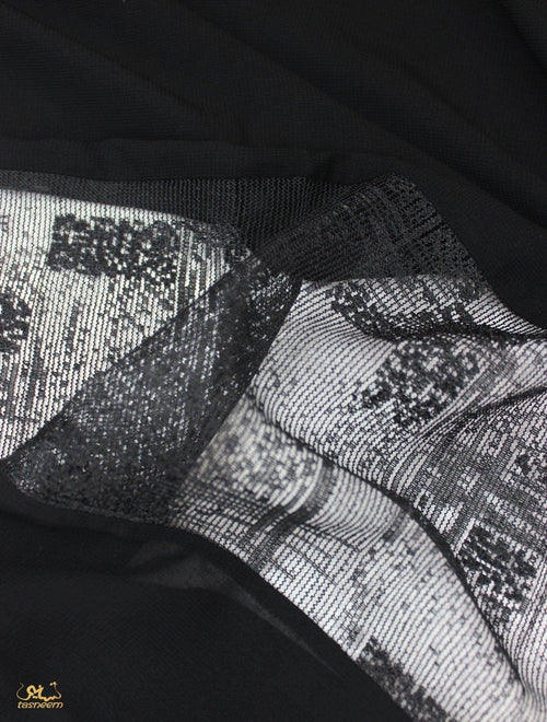 Abstract See Through Lace Hijab - fusionstore.ae