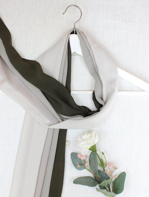 Army Gradient Scarf Hijab - fusionstore.ae