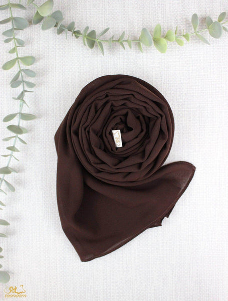 Brown Scarf Hijab - fusionstore.ae