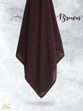 Brown Scarf Hijab - fusionstore.ae