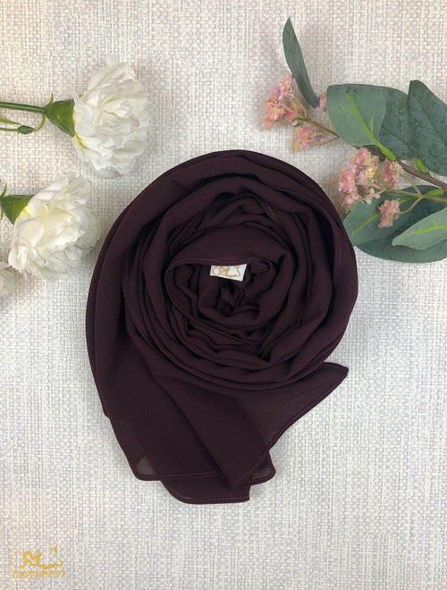 Burgundy Scarf Hijab - fusionstore.ae