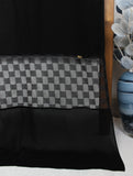 Checkered See Through Lace Hijab