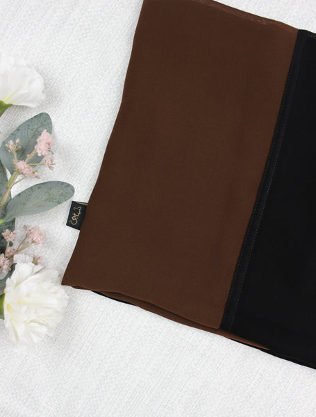 ChocolateXBlack Scarf - fusionstore.ae