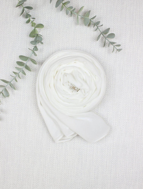 Cloud White Scarf Hijab - fusionstore.ae