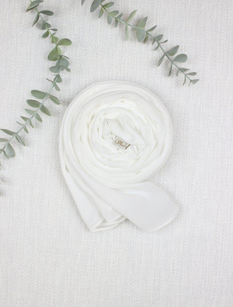 Cloud White Scarf Hijab - fusionstore.ae
