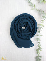 Dark Blue Scarf Hijab - fusionstore.ae