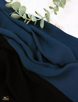 Dark Blue X Black Scarf Hijab - fusionstore.ae