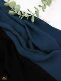 Dark Blue X Black Scarf Hijab - fusionstore.ae