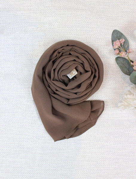 Dark Mocha Scarf Hijab - fusionstore.ae