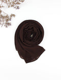Dark Brown Scarf Hijab - fusionstore.ae