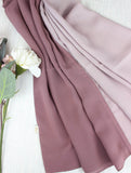 Dusty Mauve X Light Mink Scarf Hijab - fusionstore.ae