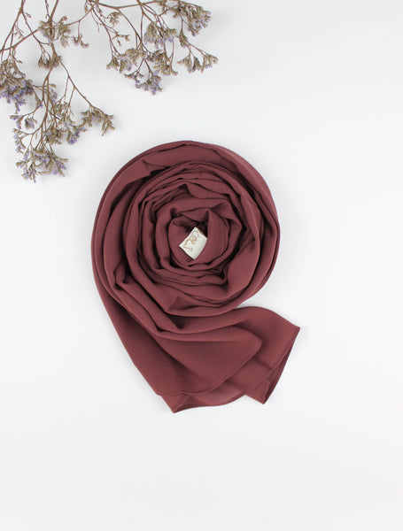 Dusty Cherry Scarf Hijab - fusionstore.ae
