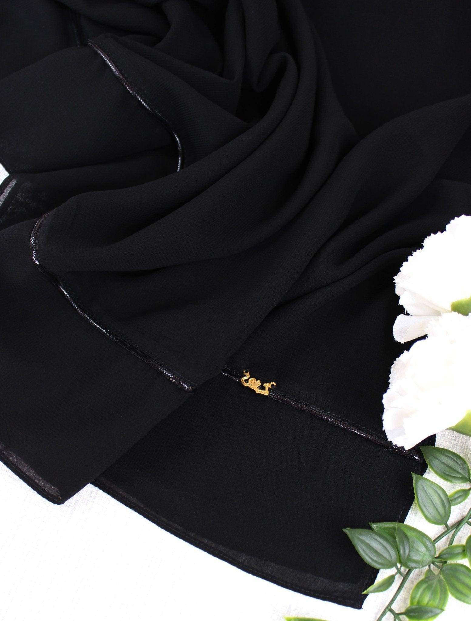 Elegant Strip Scarf Hijab - fusionstore.ae
