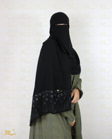 Flowers and Sequins Hijab - fusionstore.ae