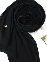 Glow Border Scarf Hijab - fusionstore.ae