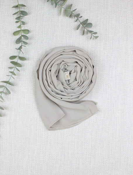 Greige Scarf Hijab - fusionstore.ae