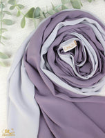 Lavender X Powder Blue Scarf Hijab - fusionstore.ae