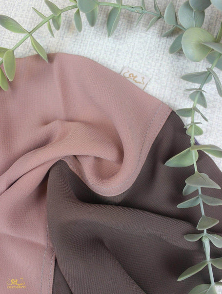 Light Cashmere X Coffee Scarf Hijab - fusionstore.ae