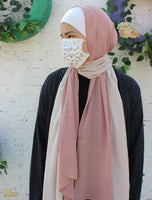 Light Cashmere X Soft Beige Scarf Hijab - fusionstore.ae