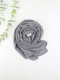 Light Grey Scarf Hijab - fusionstore.ae