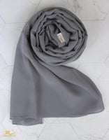 Light Grey Scarf Hijab - fusionstore.ae