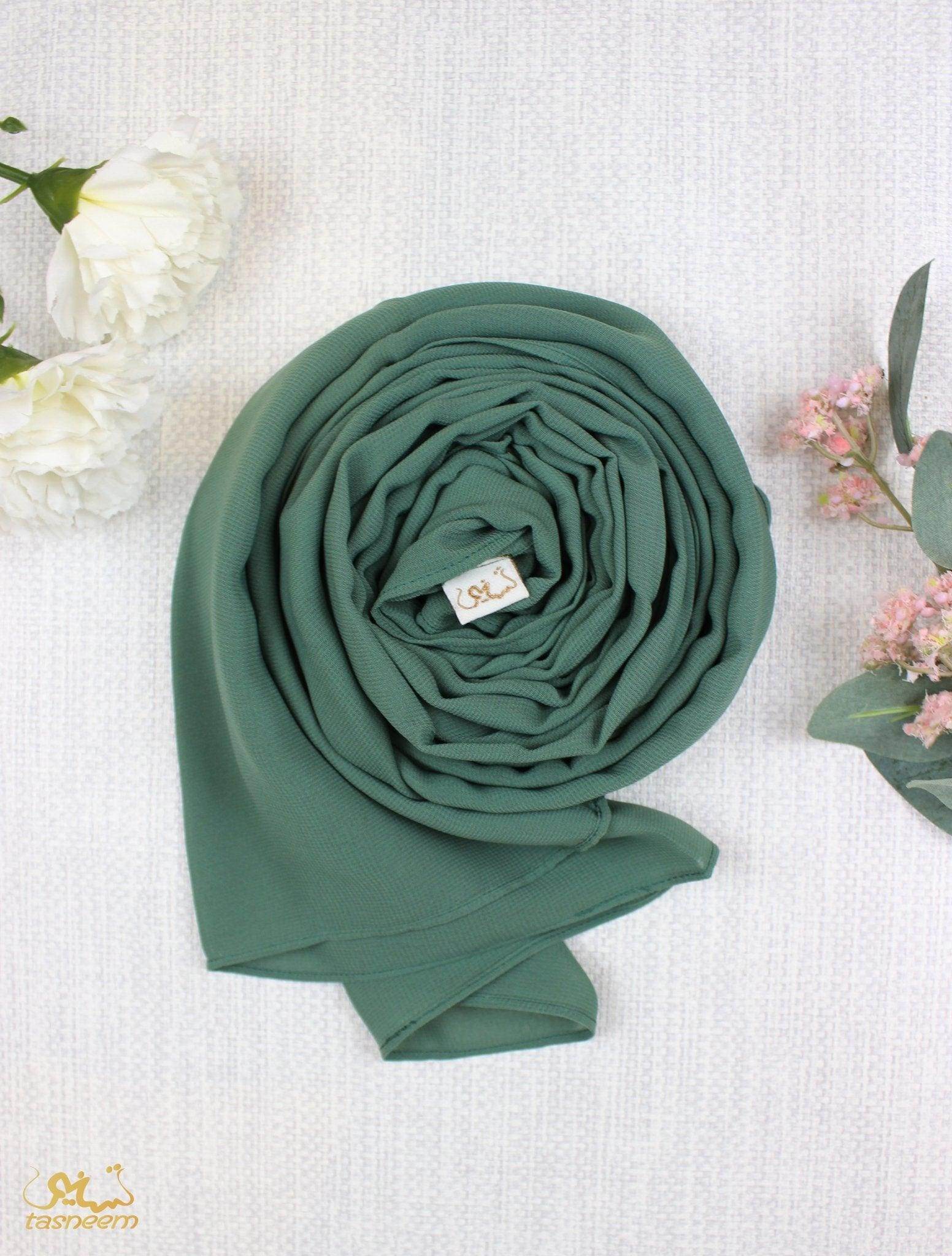 Light Olive Scarf Hijab - fusionstore.ae