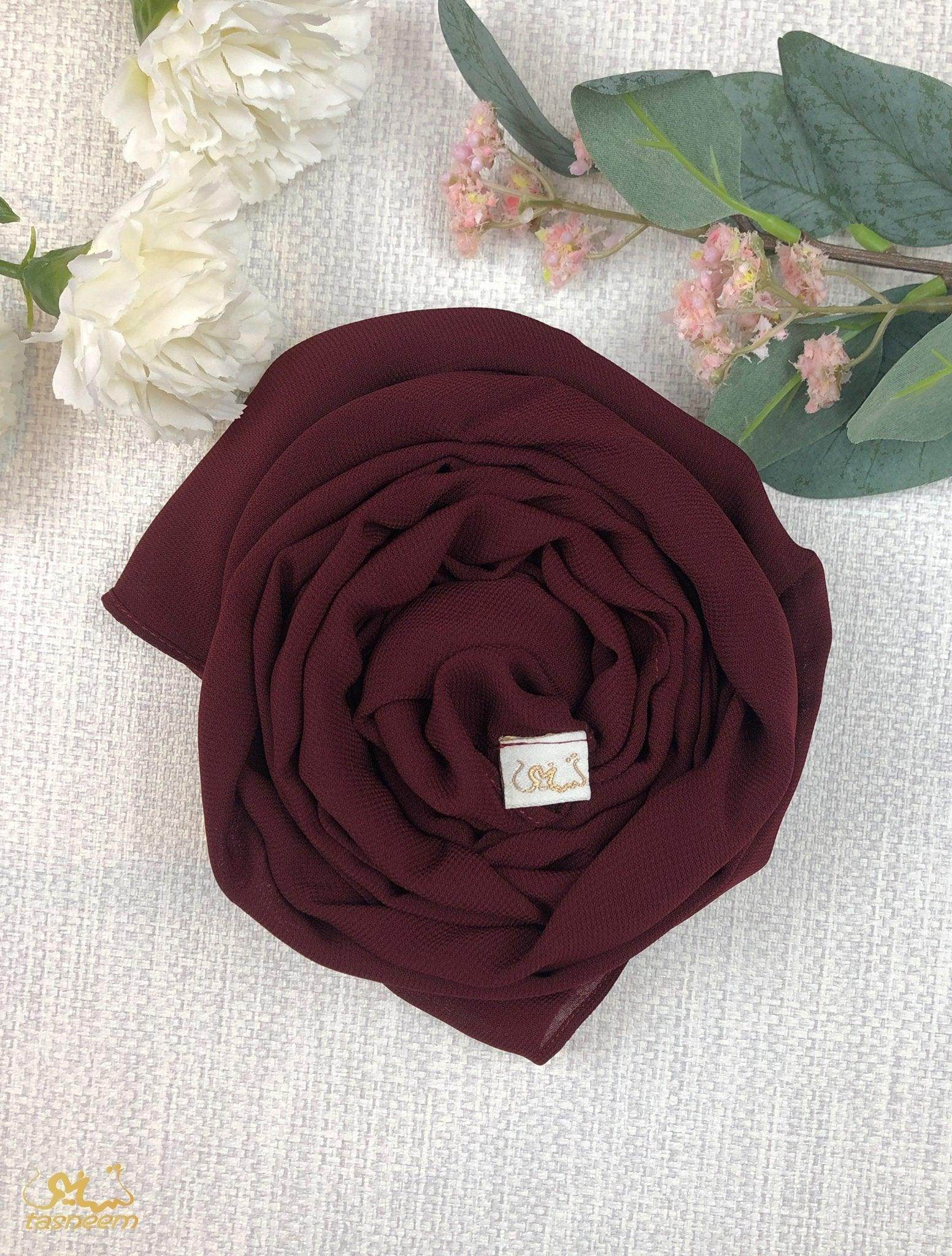 Maroon Scarf Hijab - fusionstore.ae