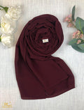 Maroon Scarf Hijab - fusionstore.ae