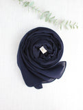 Navy Scarf Hijab - fusionstore.ae