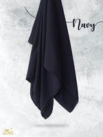 Navy Scarf Hijab - fusionstore.ae