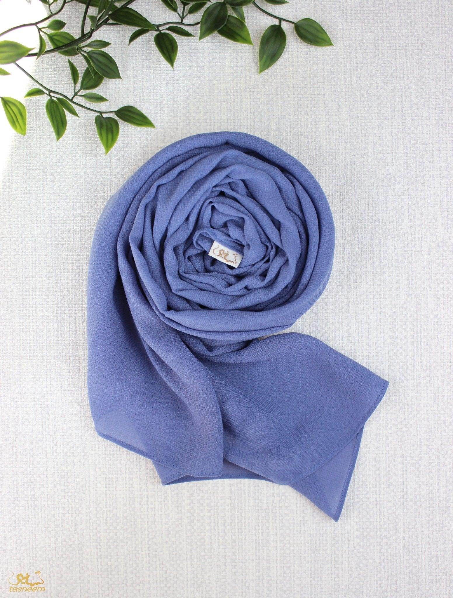 Ocean Blue Scarf Hijab - fusionstore.ae