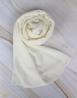 Off-white Scarf Hijab - fusionstore.ae