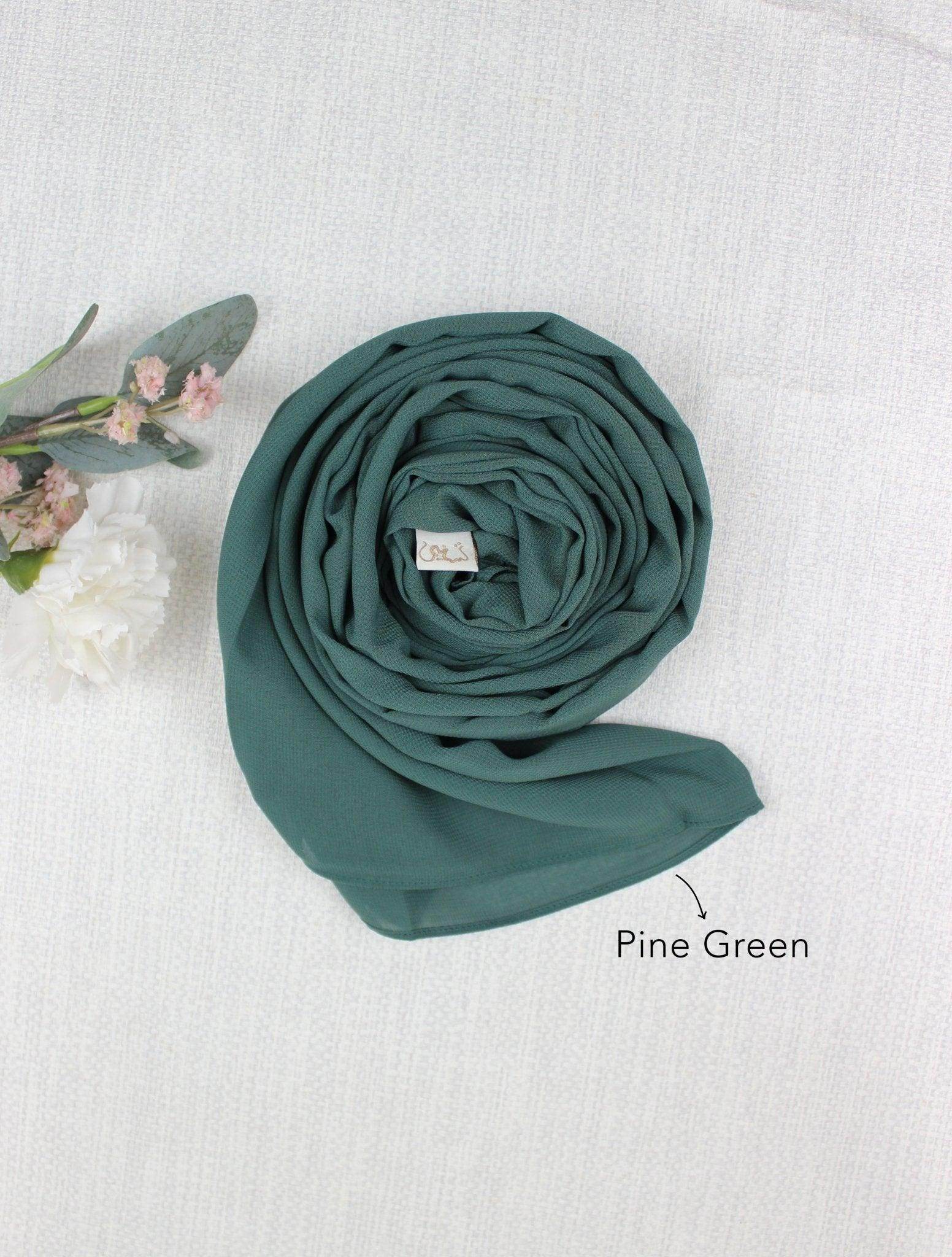 Pine Green Scarf Hijab - fusionstore.ae