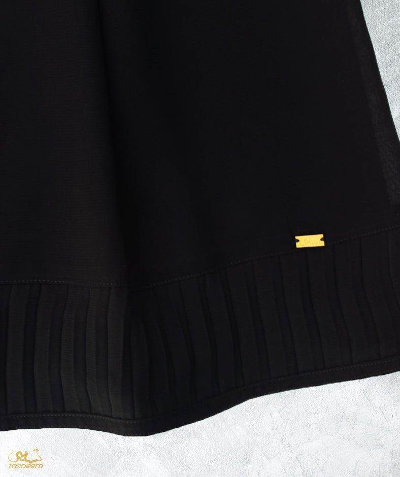 Plisse Border Hijab - fusionstore.ae
