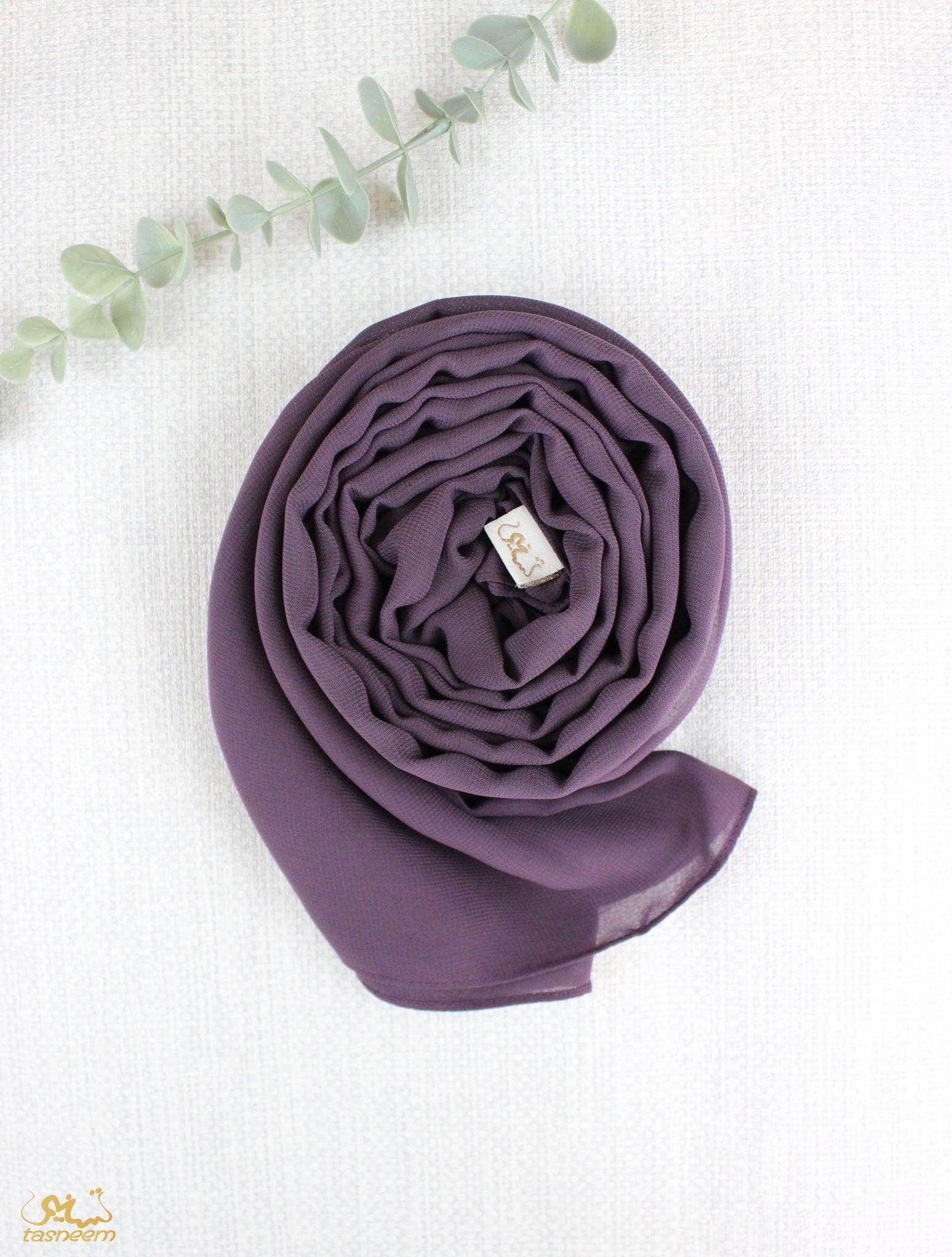 Purple Scarf Hijab - fusionstore.ae