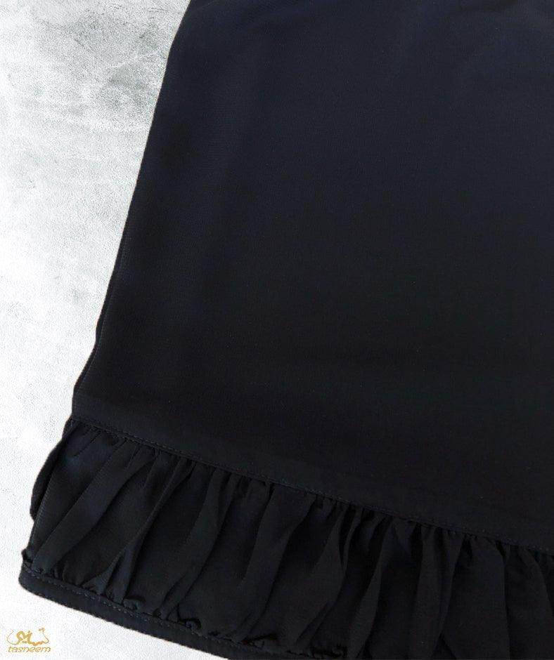 Ruffles Border Hijab - fusionstore.ae