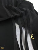 See Through Striped Lace Hijab - fusionstore.ae