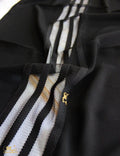 See Through Striped Lace Hijab - fusionstore.ae