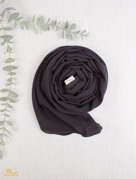Shadow Grey Scarf Hijab - fusionstore.ae