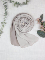 Smokey Taupe X Greige Scarf Hijab - fusionstore.ae