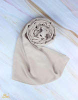Soft Beige Scarf Hijab - fusionstore.ae