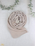 Soft Beige Scarf Hijab - fusionstore.ae