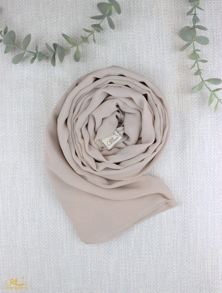 Soft Beige Scarf Hijab - fusionstore.ae