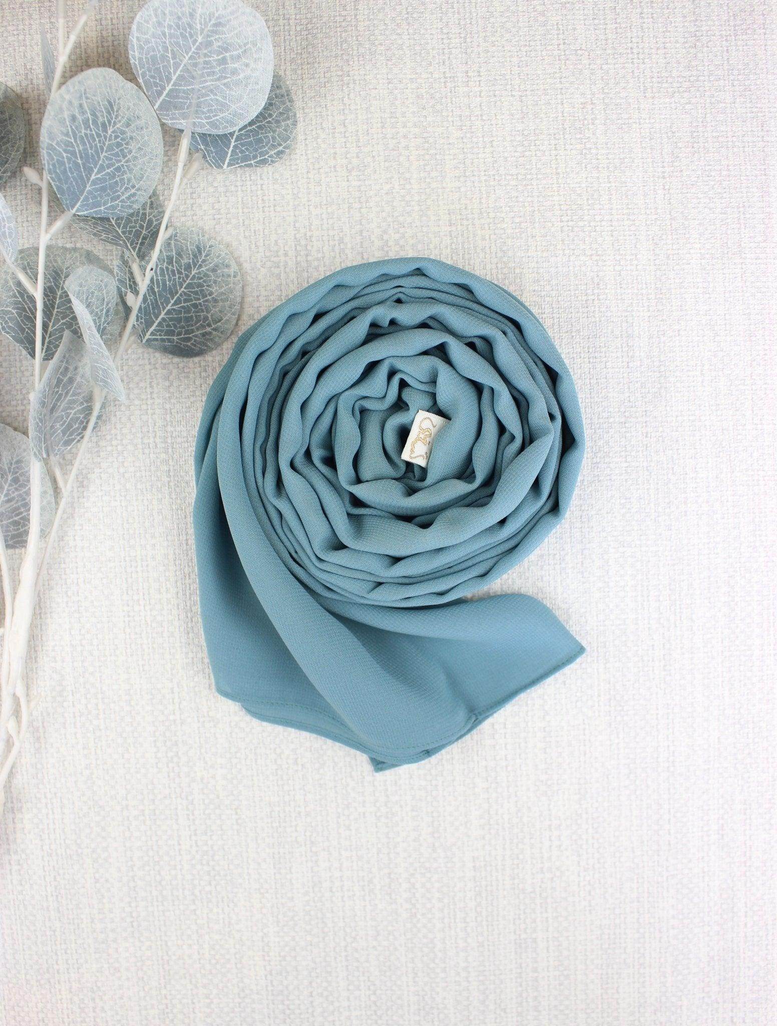 Stone Blue Scarf Hijab - fusionstore.ae