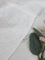 White Branches Scarf Hijab - fusionstore.ae